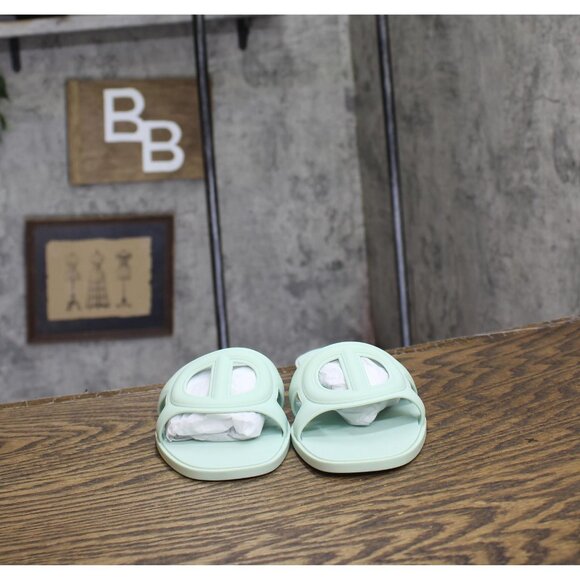 NWT Steve Madden Womens Jellie Jelly Slide Sandal JELL03S1 Light Green 7M - Picture 8 of 13